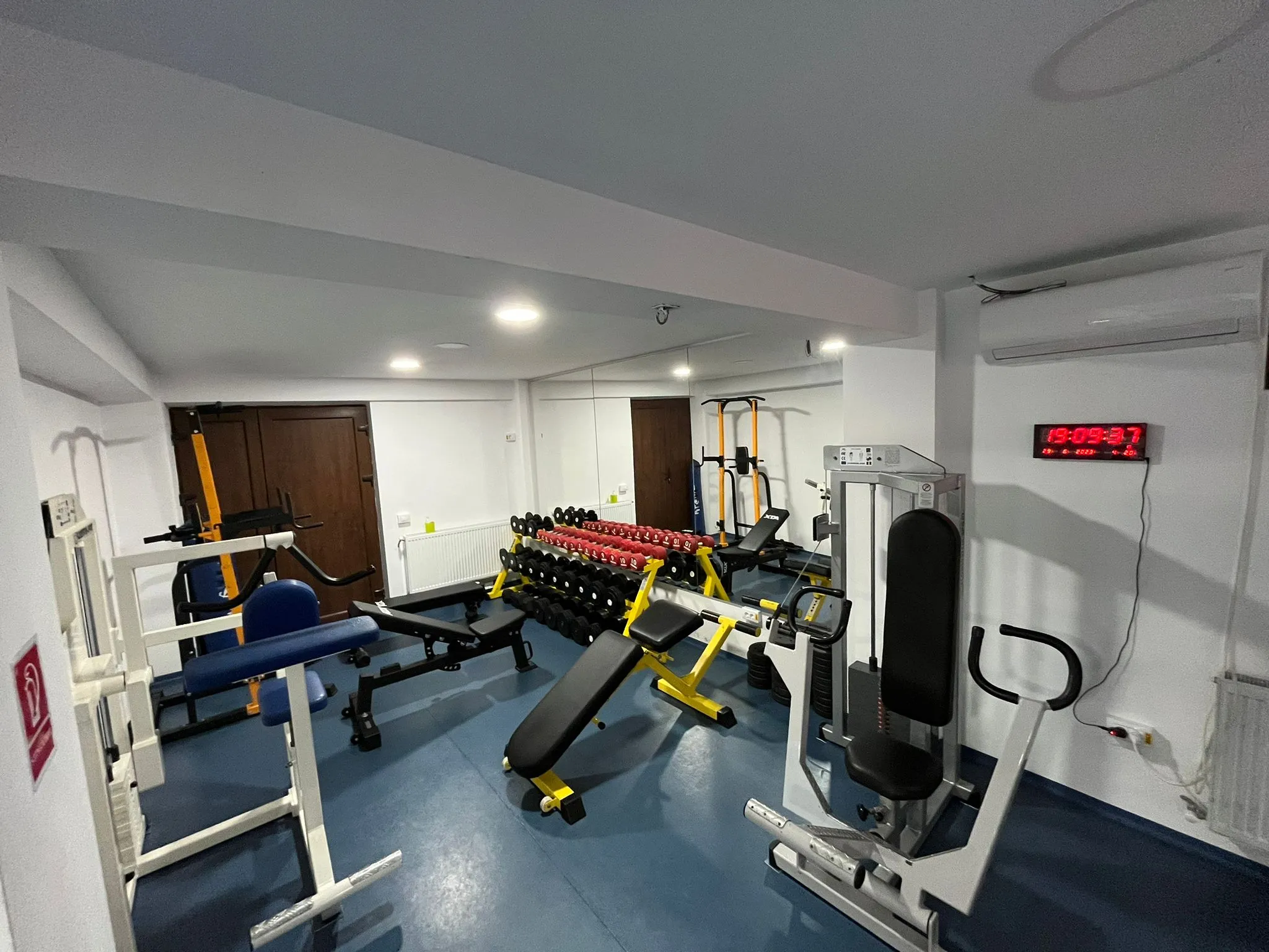 Cardio section with treadmills
